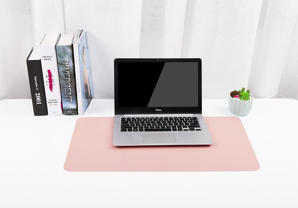 Multifunctional Office Desk Pad Pink Desk Top Cover Mat,Laptop Doodle Desk Pad,Writing Pad For Desk Writing Mat