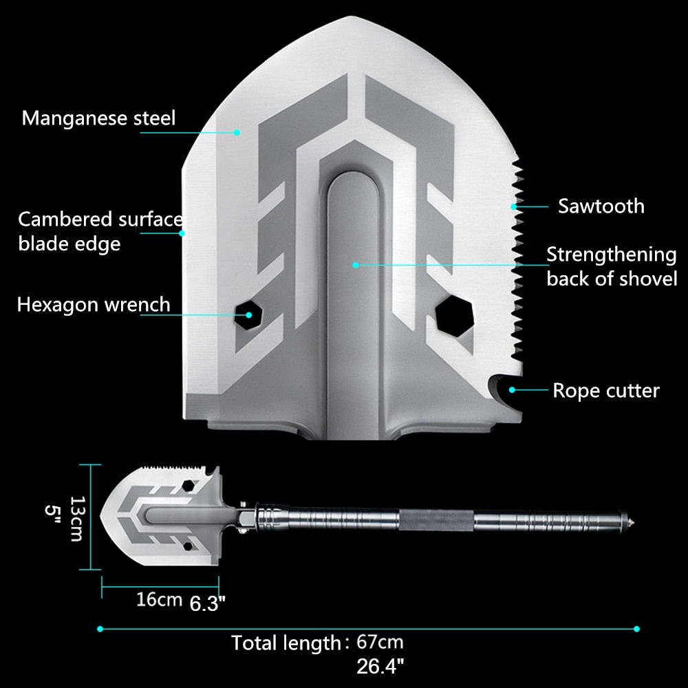 Multi-Purpose Folding Shovel 5