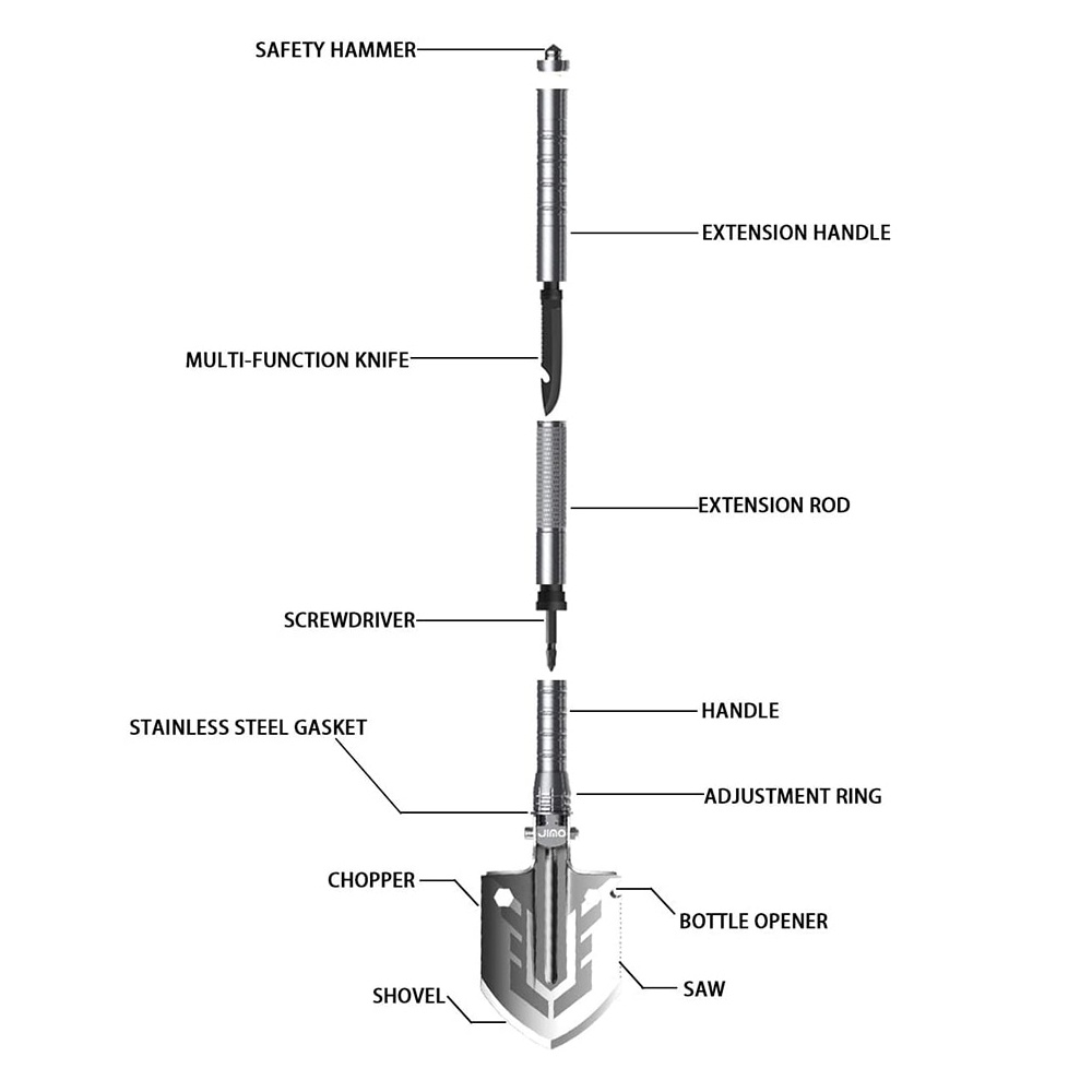 Multi-Purpose Folding Shovel 6