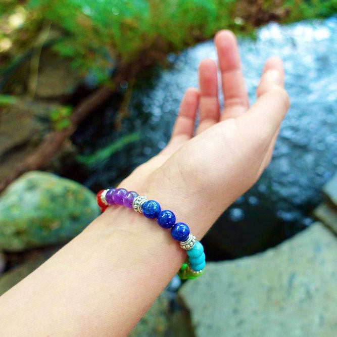 Align Yourself 7 Chakra Healing Crystals Bracelet 8