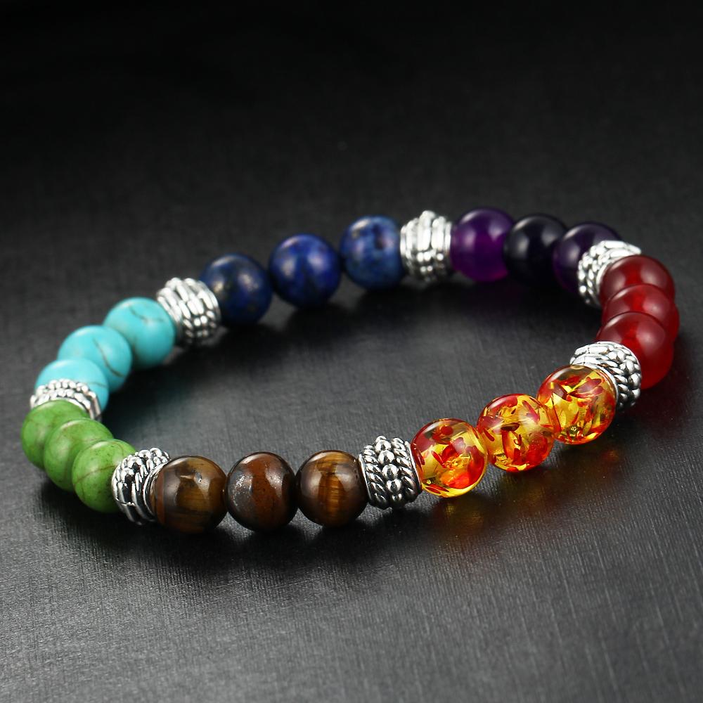 Align Yourself 7 Chakra Healing Crystals Bracelet 5