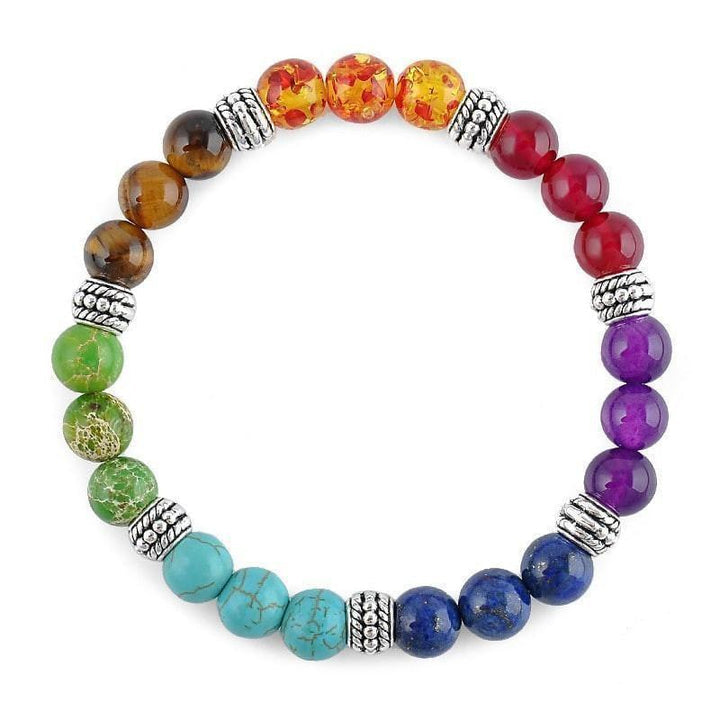 Align Yourself 7 Chakra Healing Crystals Bracelet 4